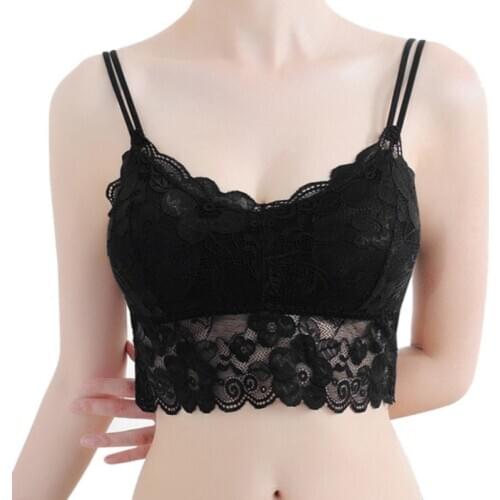 Hot Sale Fashion Female Lace Strap Wrapped Chest Shirt Underwear Bras Women Bralette Intimates Tube Top New