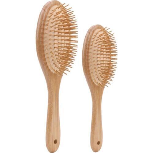 Wooden Bamboo Massage Comb Anti-static Hair Vent Brushes Care Air Cushion Hair Massage Comb Scalp Massage Hairbrush