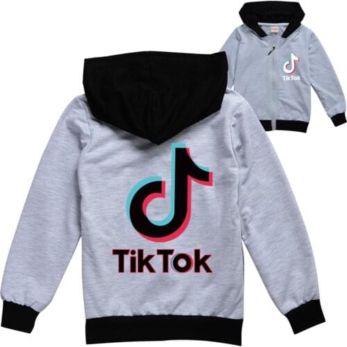 TIK TOK Autumn Game birthday Coat Children Sweatshirts Boys Hoodie Kids Jacket Coat Baby Outwear Clothing