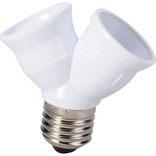 E27 to 2 E27,E27 To E14,B22 To E14,B22 To E27 light bulb adapter converter 2 Way Splitter conversion Socket