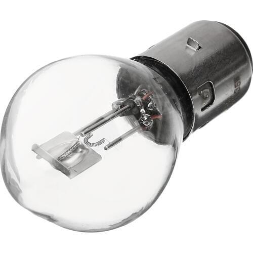 Treyues 2pcs BA20D 12V 35W Motorcycle Halogen Headlight Amber Fog Lamp High Qualtiy Signal Bulb For ATV Scooter