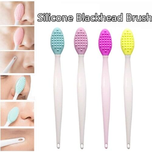 5Colors Nose Clean Blackhead Removal Brush Tool Beauty Skin Care Wash Face Silicone Brush