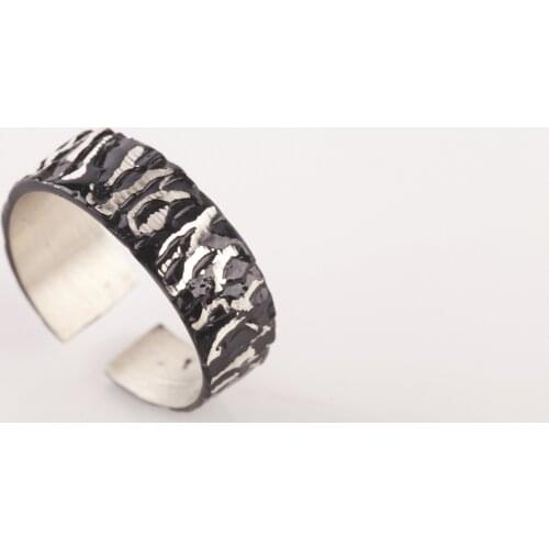 UM US JEWELRY Black Color Unisex Ring