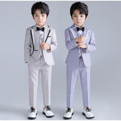 LOKEDIKE Boys Suits For Weddings