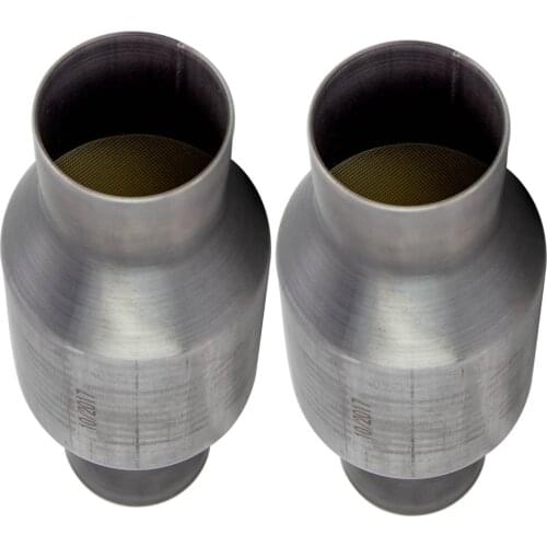 2.5 inch High Performance Spun Body Catalytic Converter 410250 Stainless Steel