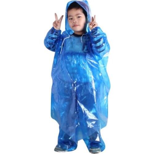 Disposable Raincoat Set Kids Adult Dustproof Waterproof Suit For Men Women Protective Safety Personal