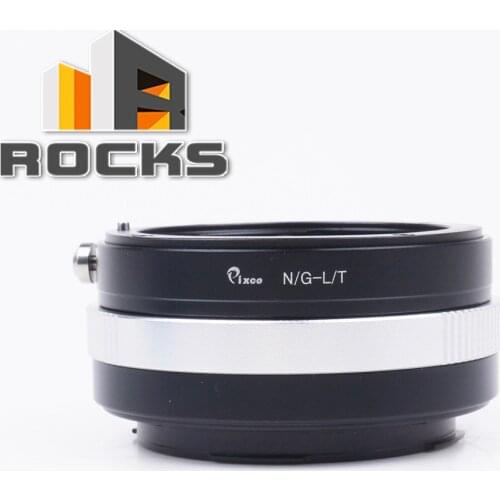 Pixco Built-In Iris Control Lens Adapter Suit For Nikon F Mount G Lens to Leica T Camera