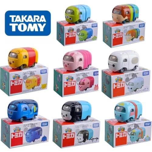 TOMY Alloy Car Series Special Edition Baymax Pooh Bear Classic Animated Characters Childrens Model Toys Kawaii Exquisite Gift