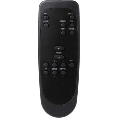 Black Plastic Remote Control Controller Replacement for Logitech Z5500 Z-5500 Z5450 Z-5450 Z680 Z-680 Computer System Speaker