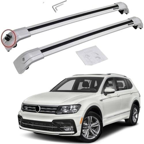Lockable for VW Volkswagen Tiguan 2017-2021 roof rack luggage rack cargo carrier roof rail cross bar