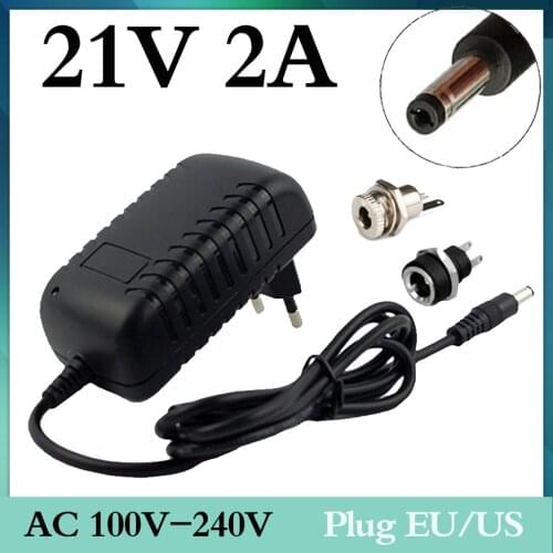 21V2A Lithium Battery Charger Series 5 100-240V 21V 2A Battery Charger of good quality for Lithium Battery