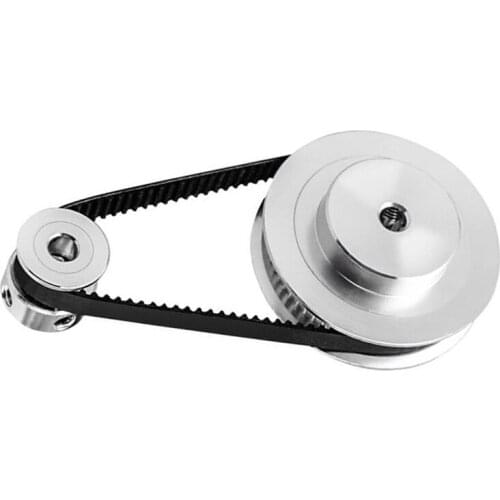 GT2 Timing Pulley Belt 20Teeth 60Teeth 5mm Reduction 1:3 Belt Width 6mm for 3D Printer Accessories