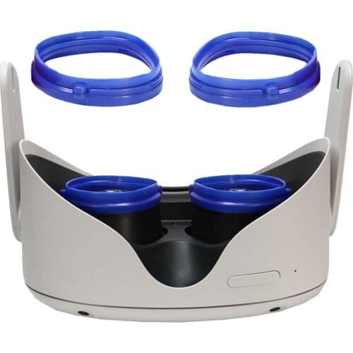 Elastic ABS Black Blue Light Proof Glasses 1 Pair Quick Disassemble Magnetic Anti-Blue Lens Frame For Oculus Quest 2 Accessories