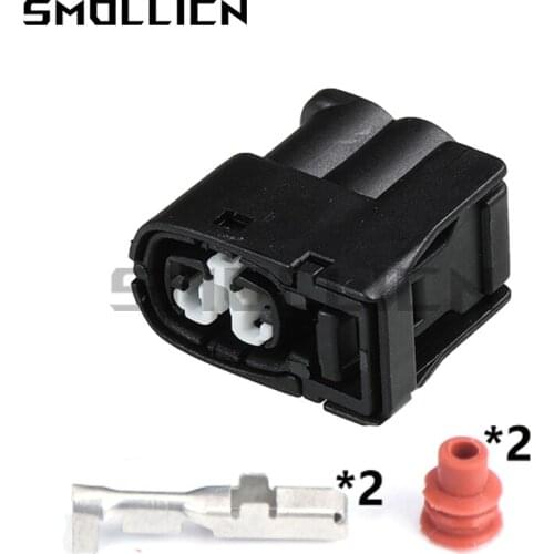 2-50 Sets 2 Pin Female Injector Auto Connector 90980-11246 7283-8226-30 For 2JZ-GE SC300 RX7 S6 Toyota Matrix Lexus Hyundai Mazd