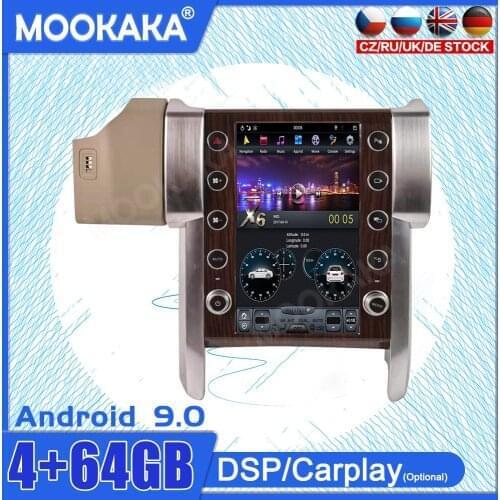 6+128GB Android 10.0 Car GPS Navi Multimedia DVD Player For Land Rover Range Rover Auto Radio Stereo Head Unit DSP With Carplay