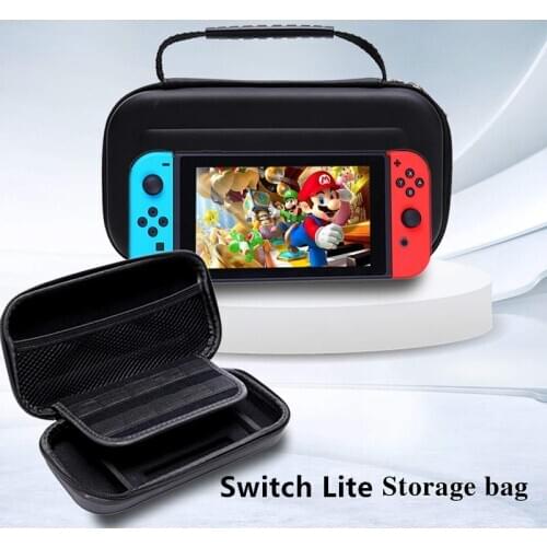 Switch Lite Carrying Case for Nintendo Switch Lite Accessories Storage Mini Bag Portable Hard Shell TPU Box Cards Organizer