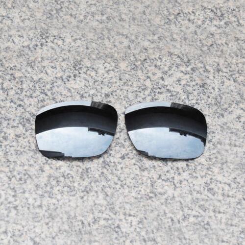 E.O.S Polarized Enhanced Replacement Lenses for Oakley Holbrook Sunglasses - Silver Chrome Polarized Mirror