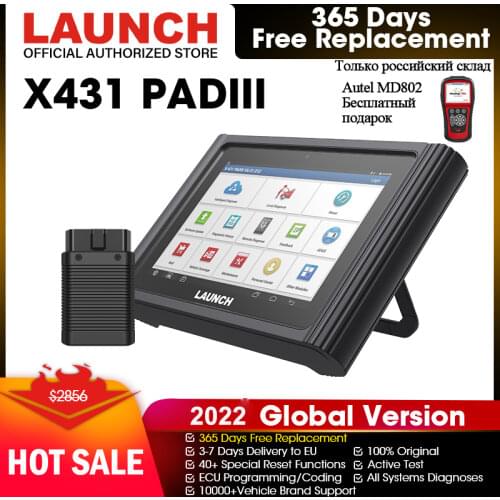LAUNCH X431 PADIII V2.0 Online ECU Programming Coding Diagnostic Tool Bi-Directional Automotive OBD2 Scanner Diagnostic Scanner