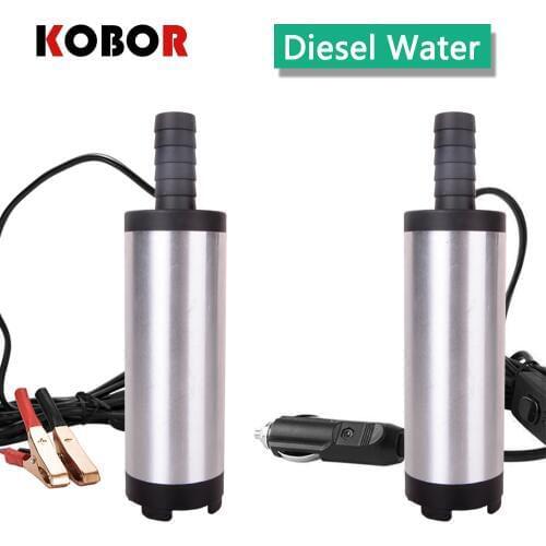 NEW 12L/min DC 12V /24v Water Oil Diesel Fuel Transfer Refueling Tool 38mm Aluminum alloy Miniature Submersible Pump Never rust