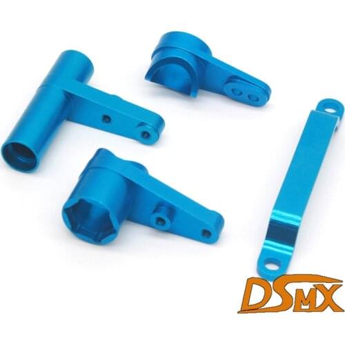 HSP 860020 60014 Upgrade Parts Aluminium Alloy Steering /Saver Complete For RC Car 1/8 Remote Monster Truck Nitro Power 94762