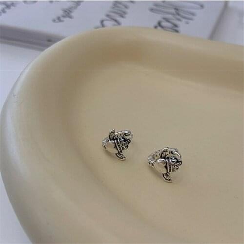 Miuoxion Wholesale Retro Crown Wings Earrings Personality Fashion Jewelry For Women Feature Namour Charm Gift All Seasons