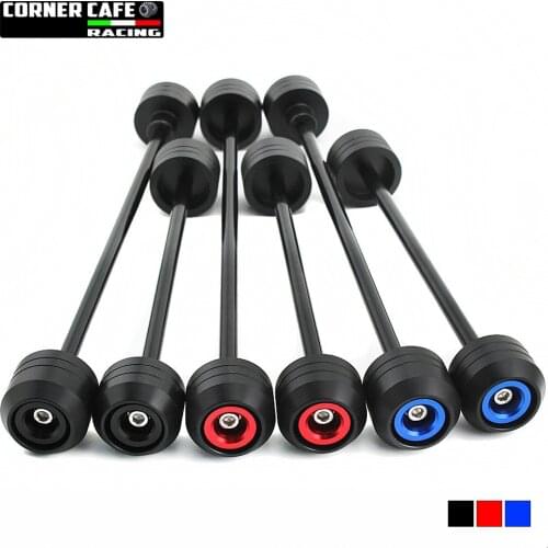 For YAMAHA YZF R1 R1M R1S R6 2002-2020 Front Rear Wheel Crash Protector Fork Axle Slider Swing Arm Pad Guard Frame 19 18 17 16