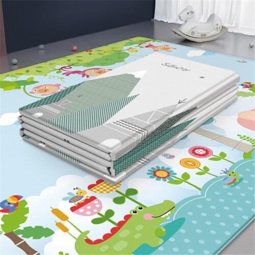 Thick Baby Play Mat Baby Room Decor Home Foldable Child Crawling Waterproof Mat Double-sided Kids Rug Foam Carpet Game