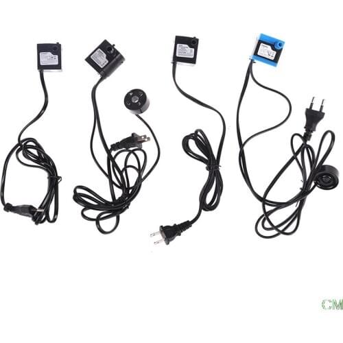 AC US 110V,AC EU 220V Plug Submersible Water Pump Aquarium Fountain Air Fish Pond Tank 1pcs