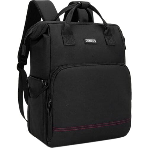 Caden Camera Backpack Waterproof Large-Capacity Tripod Storage Compatible 17.3-Inch Laptop Outdoor Bag For Photographers