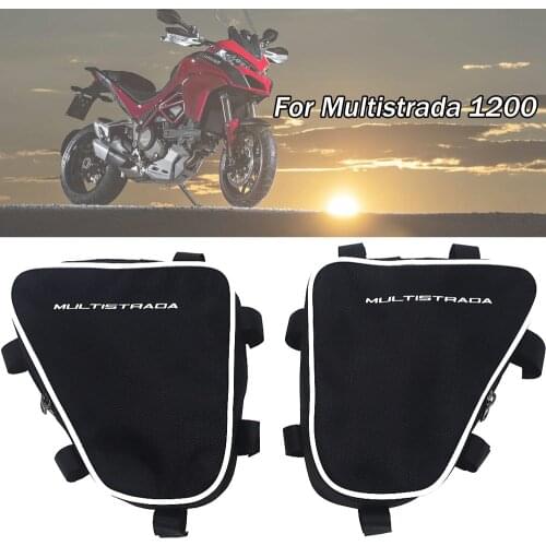 Waterproof Repair Tool Placement Bag Motorcycle Accessories Frame Crash Bar Package Toolbox Bags For DUCATI Multistrada 1200
