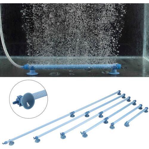 Air Stone Bubble Wall Tube 7"10"14"18" Fish Tank Aquarium Air Stone Wall Bubble Tube Aeration Tube Decorations Ornaments