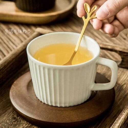 Japanese creative retro ceramic cup office tea cup water cup household mug large capacity coffee cup