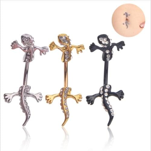 Lizard Belly Ring Navel Ring Body jewelry