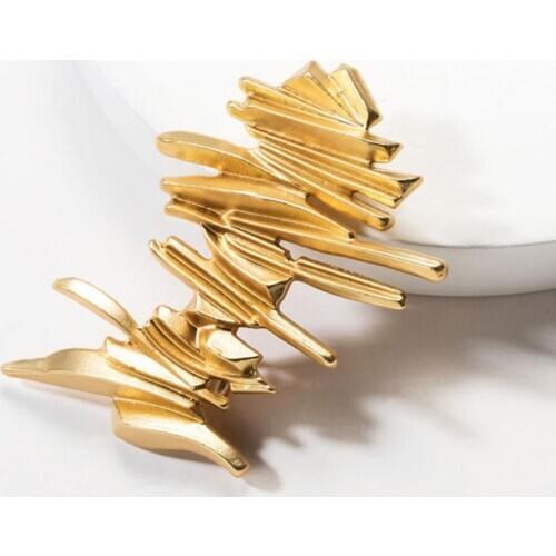Irregular Geometric Hair Clips Fashion Metal Hairpin Hair Accessories For Girls Women