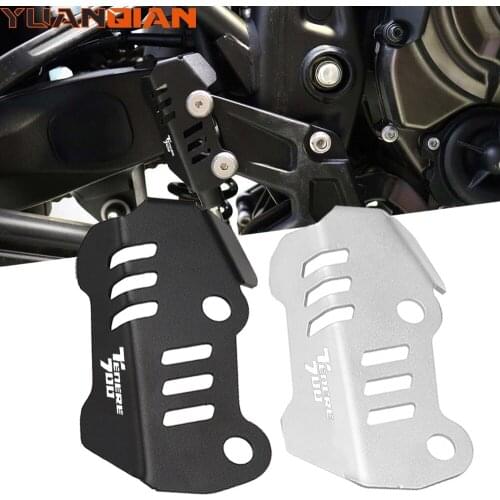 For Yamaha Tenere 700 T7 Rally Rear Brake Master Cylinder Guard XTZ700 XT700Z Tenere 700 2019-2021 Heel Protective Cover Guard