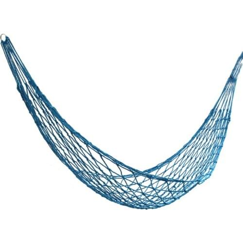 1 Pcs Nylon Portable Mesh Hammock Hanging Sleeping Bed Swing Outdoor Travel Camping