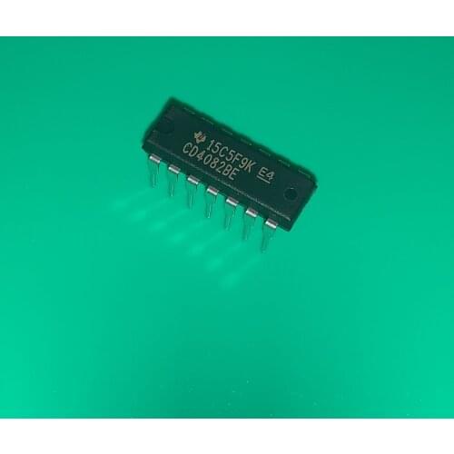 10pcs/lot CD4082BE DIP14 CD 4082 BE Logic - Gates and Inverters IC GATE AND 2CH 4-INP 14-DIP CD 4082BE
