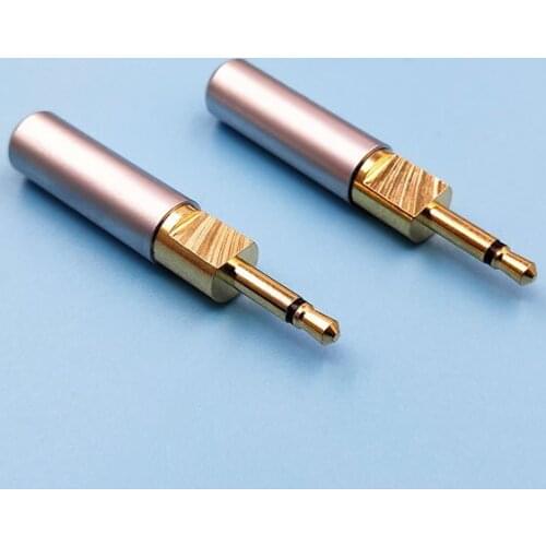 2.5mm Mono Jack Headphones Cable Jack for HD700 Headphones Gold Plated Audio Jack