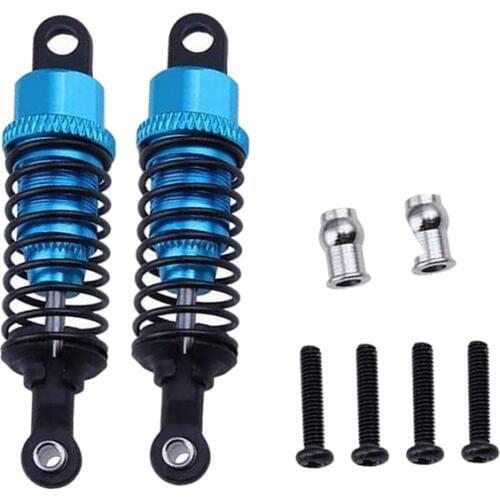 2Pcs Aluminum Shock Absorber Upgrade Parts for 1:18 Wltoys A959 A969 A979 K929 Replacement A949-55 Rc Car Remote Control Blue