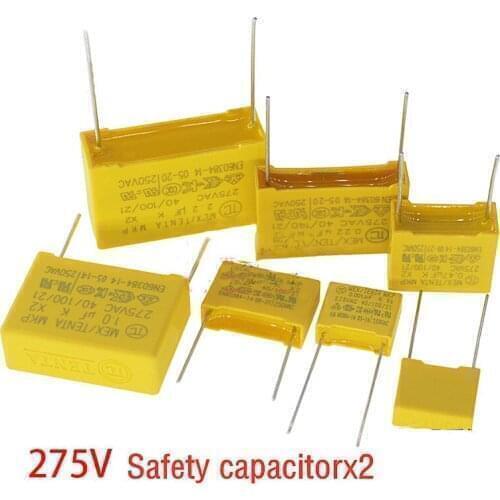 20PCS/LOT 275V 102K 0.001UF safety capacitor X2 pitch 10MM brand new