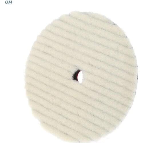 6" 150mm Car Auto Soft Wool Buffing Polishing Pad Professional Detailing Mixed Color 13MF