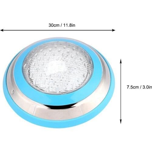 AC12V 35W 360LED Waterproof Pool Light Multicolor RGB Underwater Lamp with Remote Control