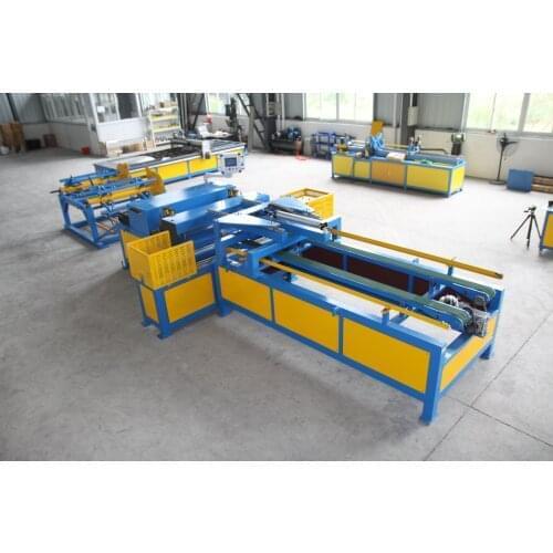 Super Auto Duct Line 4 Air Hose Blast Pipe Sheet Metal Square Processing Tools CNC HAVC Making Production Machine