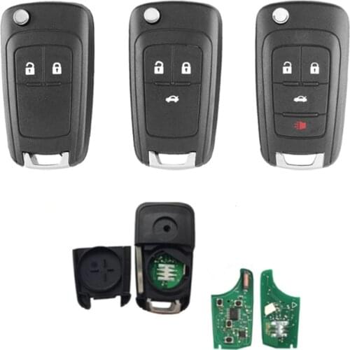 Wilongda 2/3/4 Buttons Car Remote Key 433/315MHz 7937/7941/7946 chip For OPEL VAUXHALL Insignia Astra /Vauxhall/Zafira Astra