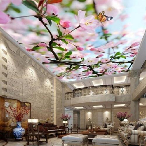 Beibehang Custom wallpaper 3D photo mural warm pink flower rose TV background wall papers home decor papel de parede wallpaper