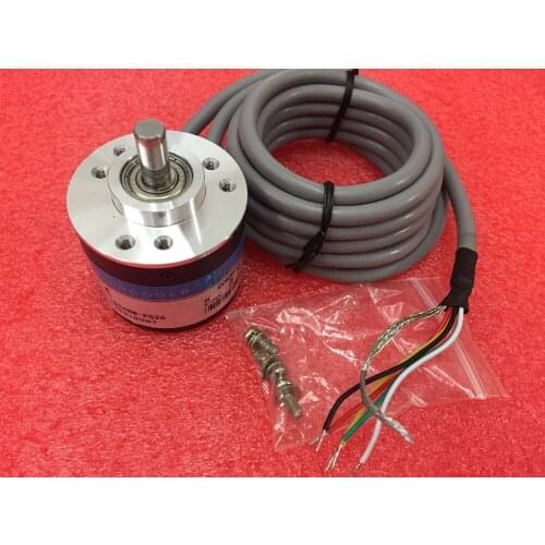 Free Shipping Incremental encoder 5V 1024 ABZ three-phase 5-24V pulses resistant beat high precision