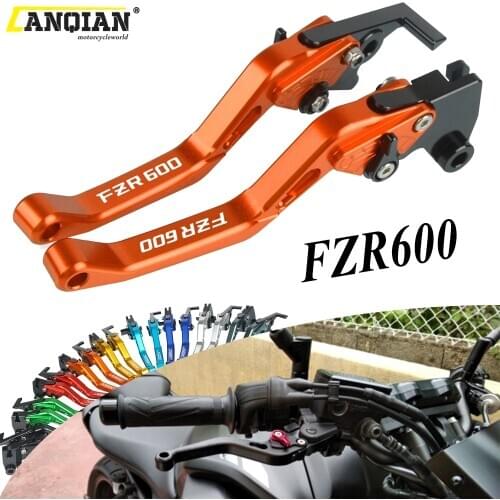 For YAMAHA FZR600 1989 1990 1991 1992 1993 Motorcycle Accessories CNC Adjustable Foldable Extendable Brake Clutch Levers FZR 600