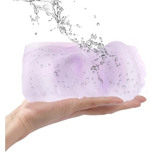 Male Adult Toy Transparent Penis Ring Aircraft Cup Realistic Deep Throat Masturbator Silicone Artificial Vagina Mouth Anal