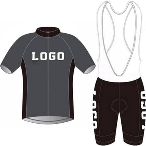 Competitive Grade Custom Cycling Jersey Bib Gel Pad Set Funny Cycling Clothing Cycling Bib Shorts Men Bike Jersey Set