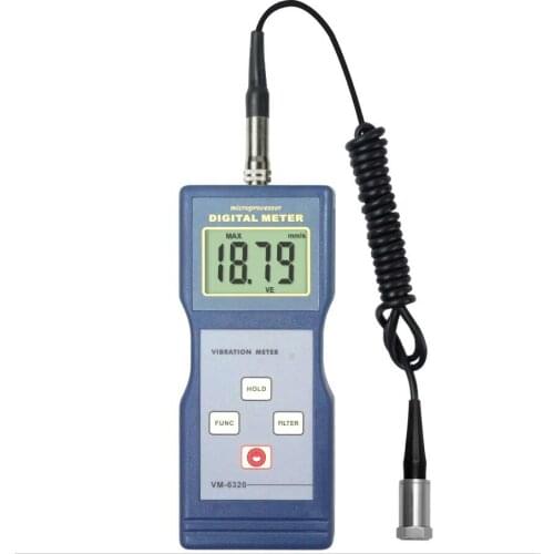 LANDTEK VM-6320 Accuracy Vibration Meter Use For Measuring Periodic Motion,Accuracy 5% of Reading+2 digits,Velocity 10Hz~1kHz